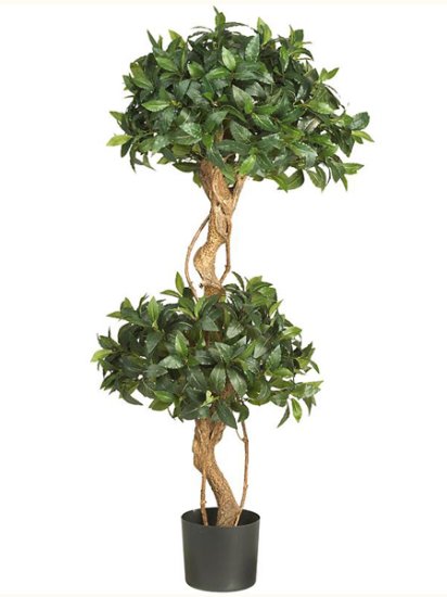 (image for) 4' Sweet Bay Double Ball Topiary Silk Tree # NN5233 TEXT_CLOSE_WINDOW