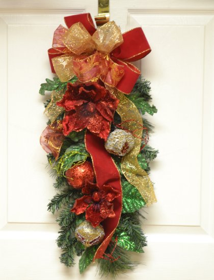 (image for) Christmas Centerpieces or Swag - with Ornaments CR1306 TEXT_CLOSE_WINDOW