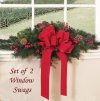(image for) Set of Two Holiday Window Swags CRSW01-39