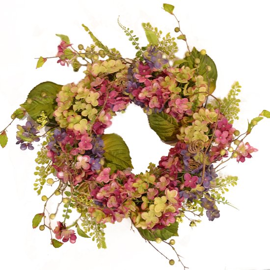(image for) Hydrangea and Berry Wreath WR4952 Out of Stock TEXT_CLOSE_WINDOW
