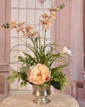 (image for) Mini Pink Orchid and Calla Lily floral Design O204