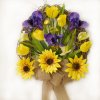 (image for) Spring Wreath with Sunflowers WR4980 Out of Stock