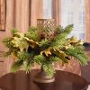(image for) Pedestal Candle Centerpiece with Pine AR486