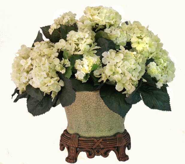 (image for) Large Cream Hydrangea Silk Flower Centerpiece AR256-Out Of Stock TEXT_CLOSE_WINDOW
