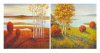 (image for) CVTOP1098: "Still Waters in Autumn I & II" 40x40" Each