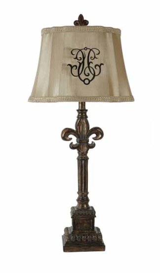 (image for) Fleur di Lis Table Lamp, CVATP684 TEXT_CLOSE_WINDOW