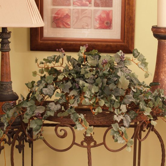 (image for) Frosted Miniature Ivy Silk Ledge Plant GR167 TEXT_CLOSE_WINDOW