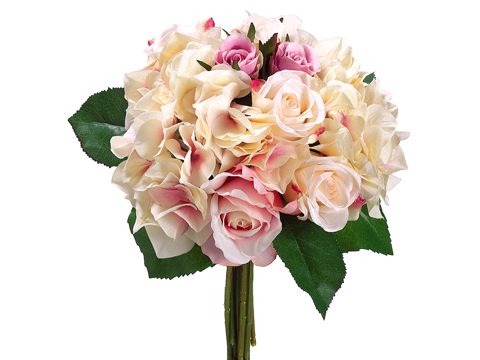 (image for) Fuchsia Pink Hydrangea Bouquet FBQ030-FU/PK TEXT_CLOSE_WINDOW