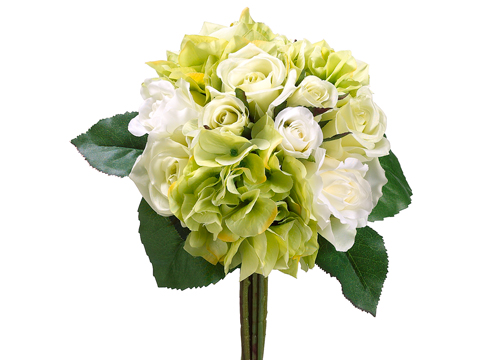 (image for) Green Cream Hydrangea Bouquet FBQ030-GR/CR TEXT_CLOSE_WINDOW