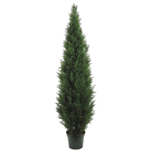 (image for) 84" Cedar Artifiical Topiary w/Pot Grn # TP017-GR TEXT_CLOSE_WINDOW