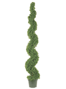 (image for) 6' Cedar Spiral Topiary -Artificial Cedar Spiral Topiary Tree TP TEXT_CLOSE_WINDOW