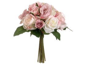 Rose Bouquet Pink Lavender FBQ325-PK/LV