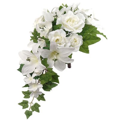 (image for) 21" LILY WEDDING CASCADE- S7151 (6 piece min)