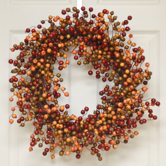 (image for) Fall Berry Wreath WR4852 TEXT_CLOSE_WINDOW