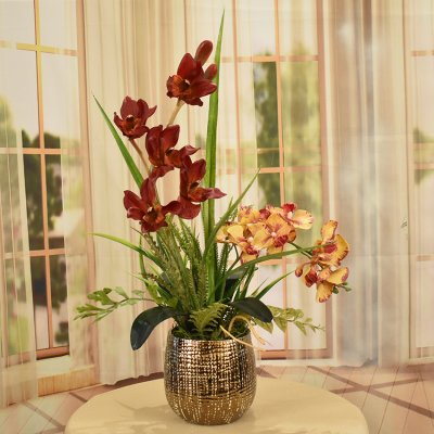 (image for) Cymbidium and Butterfly Orchid Floral Design O183