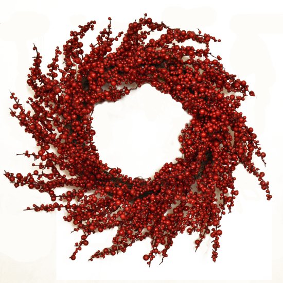 (image for) Red Berry Wreath cr1066 TEXT_CLOSE_WINDOW