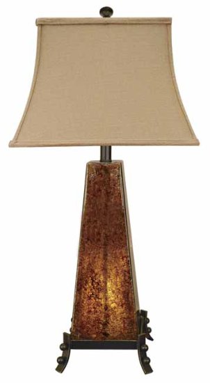 (image for) Amber Rock Glass table lamp, CVAQP636 TEXT_CLOSE_WINDOW