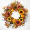 (image for) 34" Sunflower Berry Fall Door Wreath WR4810 Out of Stock