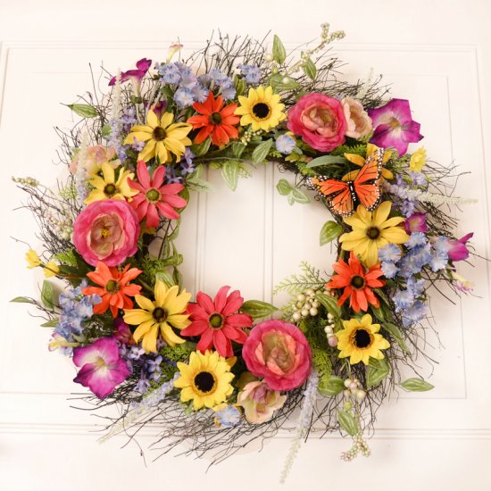 (image for) Summer Garden Wreath WR4965 Out of Stock TEXT_CLOSE_WINDOW