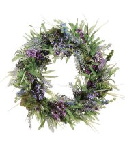 Lavender and Grass Wreath WR4932 Out of Stock