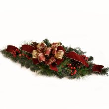 (image for) Burgundy Christmas Centerpiece CR1565