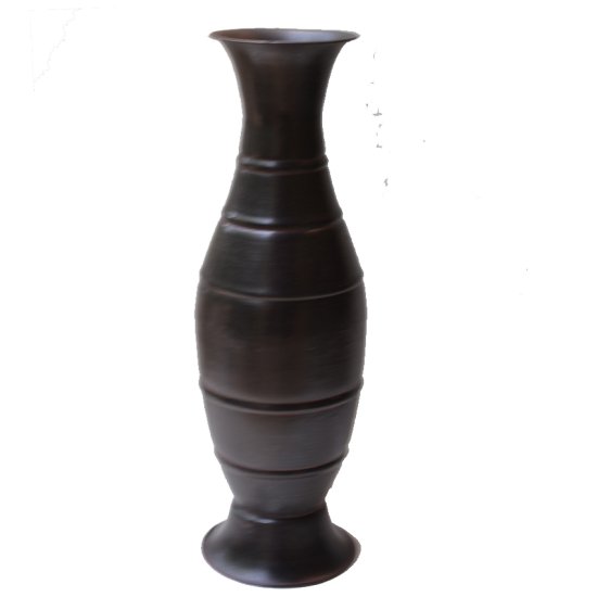 (image for) 8" Tall Black Metal Urn V-02 TEXT_CLOSE_WINDOW