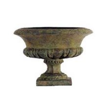 Taupe Pedestal Urn - Item 294724