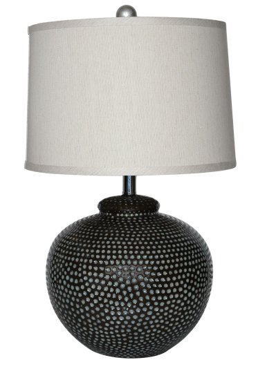 (image for) Hammered Ceramic Table Lamp, CVAP1256 TEXT_CLOSE_WINDOW