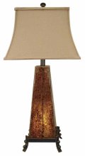 Amber Rock Glass table lamp, CVAQP636