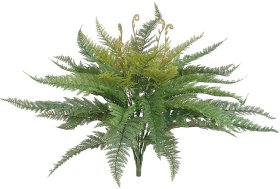 (image for) 34" LEATHER FERN BUSH- S14515XX (6 piece min)