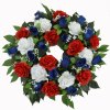 (image for) Patriotic Red, White, & Blue Door Wreath