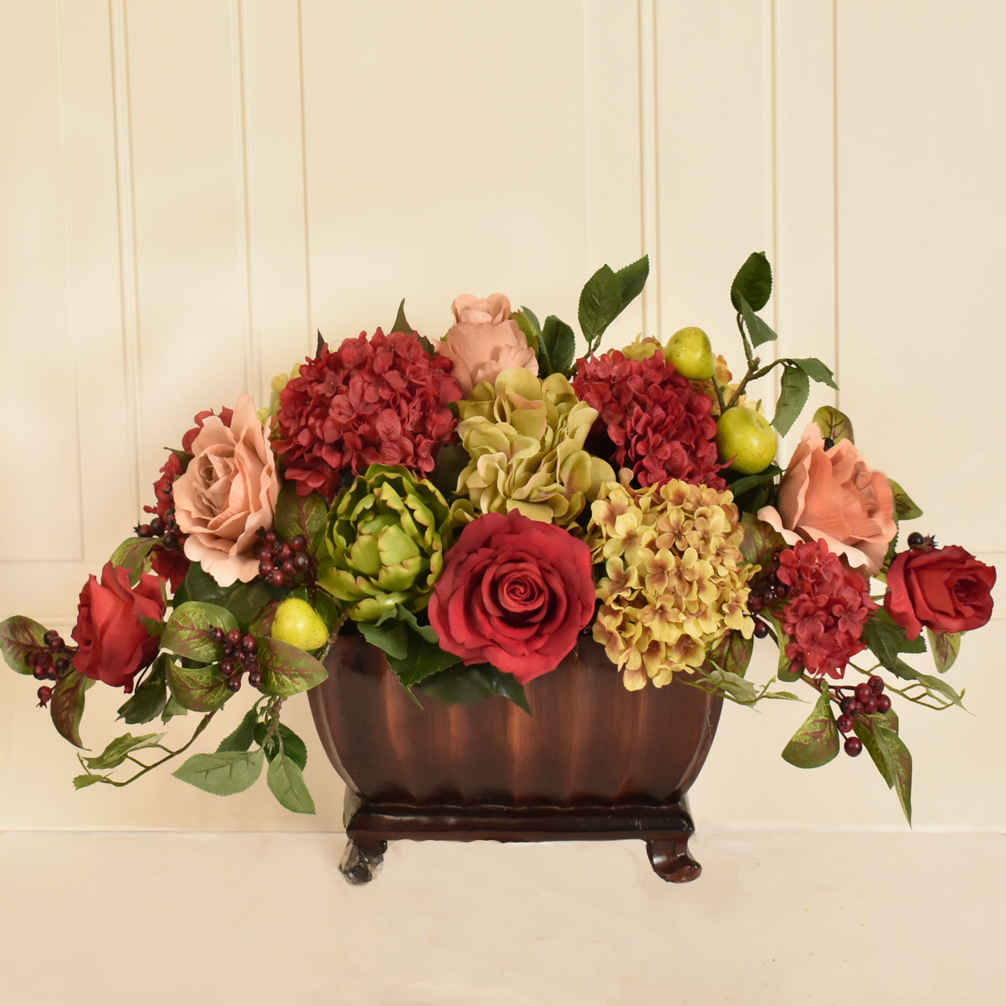 fake floral arrangements for home