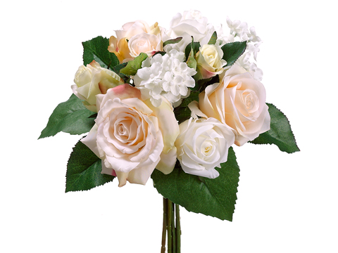 (image for) Hydrangea Bouquet Peach Cream FBQ029-PE/CR TEXT_CLOSE_WINDOW