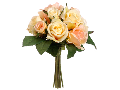 (image for) Rose Bouquet Yellow Peach FBQ325-YE/PE TEXT_CLOSE_WINDOW