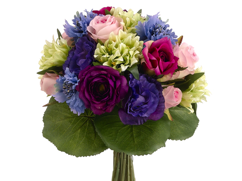 (image for) Blue Purple Bouquet FBQ387-BL/PU TEXT_CLOSE_WINDOW