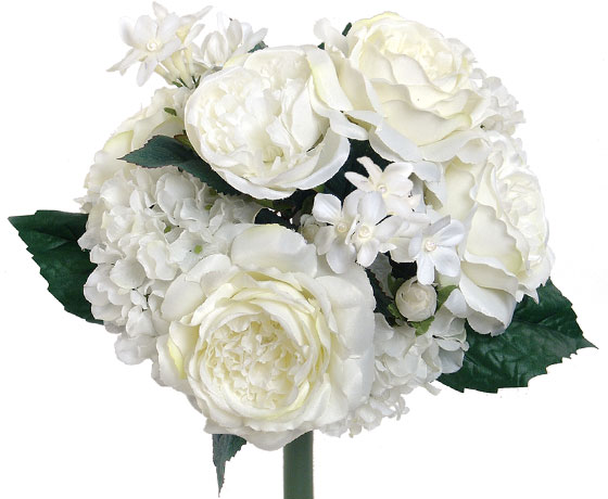 (image for) CABBAGE ROSE/HYDRANGEA BOUQUET- S7158 (6 piece min) TEXT_CLOSE_WINDOW