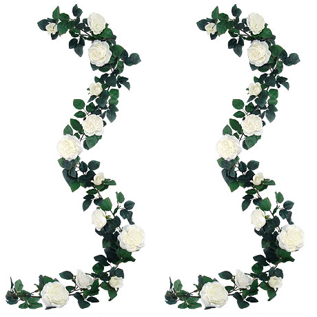 (image for) 6" ROSE BUD GARLAND- S7159 (6 piece min) TEXT_CLOSE_WINDOW