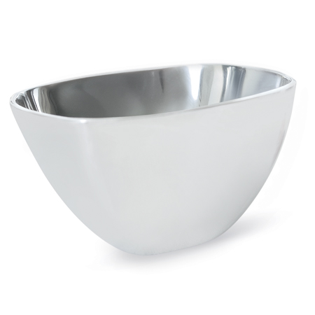 (image for) Silver Finish Aluminum contemporary Bowl V-025 TEXT_CLOSE_WINDOW