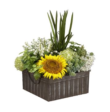 (image for) Sunflower Mixed With Succulents Floral Design ARWF9095 TEXT_CLOSE_WINDOW